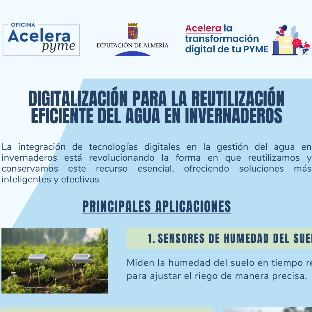 DIGITALIZACIÓN PARA LA REUTILIZACIÓN EFICIENTE DEL AGUA EN INVERNADEROS